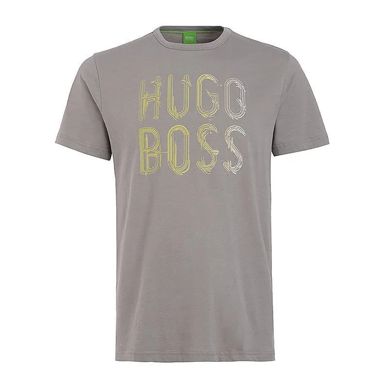 Hugo Boss  |Cotton Short Sleeves Logo T-Shirts