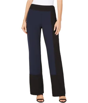 I-N-C Womens Colorblocked Casual Wide Leg Pants