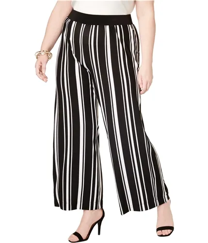 I-N-C Womens Urban Jungle Casual Wide Leg Pants