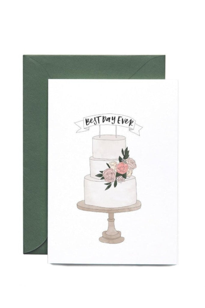 In The Daylight - Wedding Cake - Best Day Ever - Greeting Card