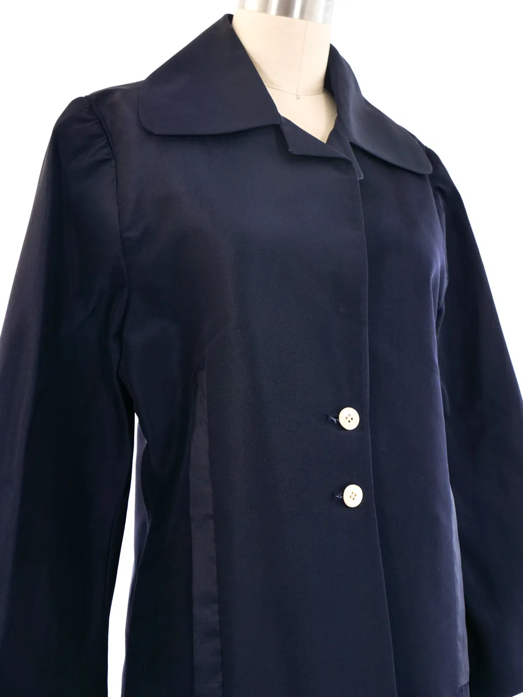 Isabel Toledo Silk Button Front Jacket