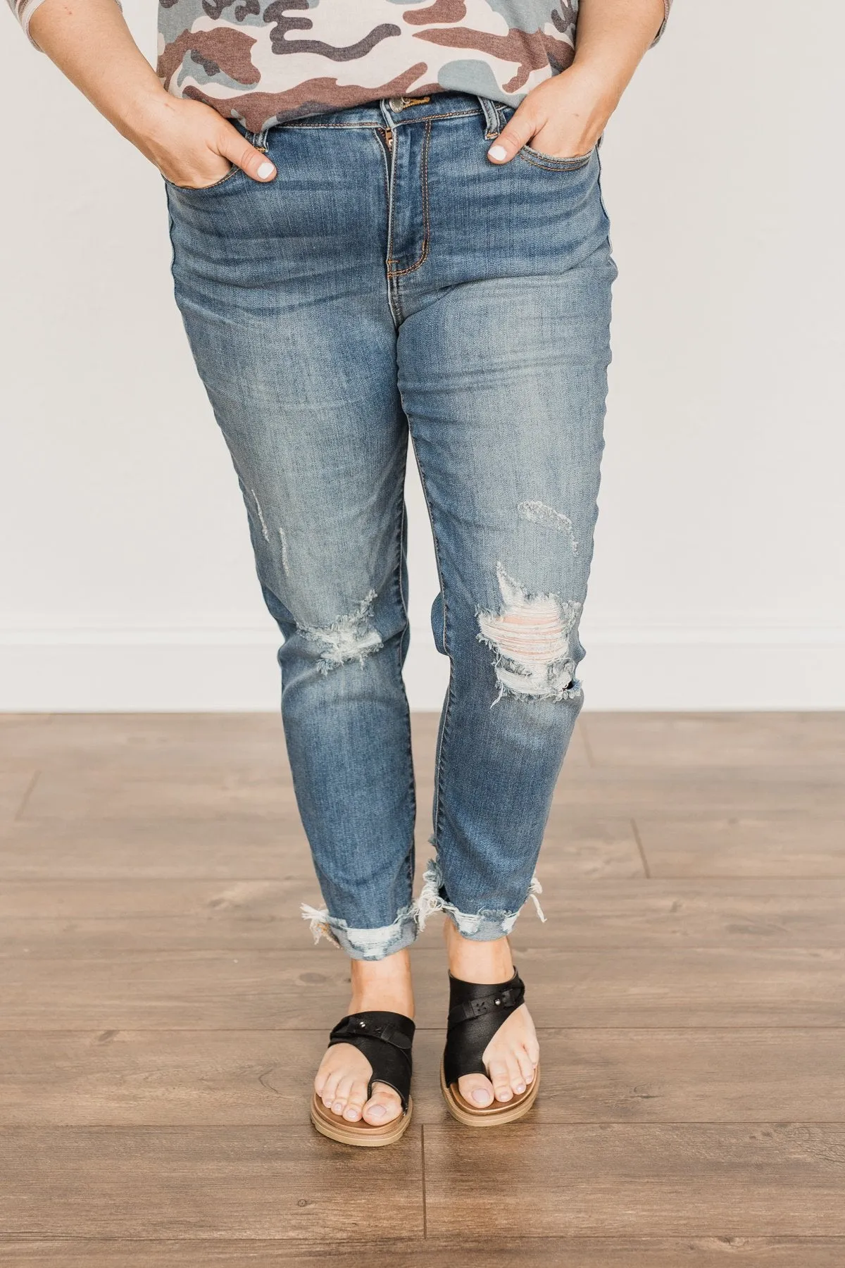 Judy Blue Skinny Jeans- Farrah Wash