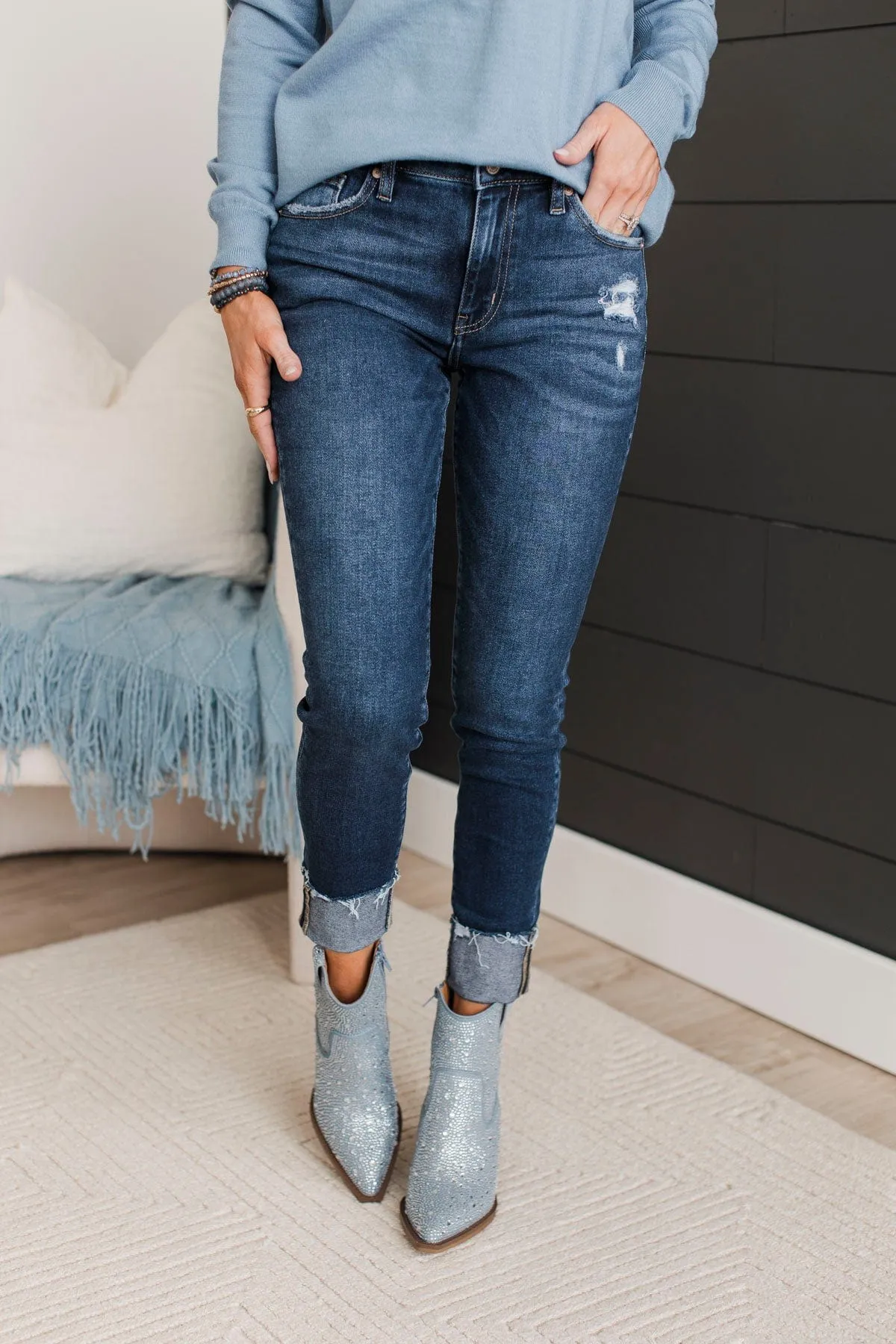 KanCan Ankle Skinny Jeans- Beatrice Wash