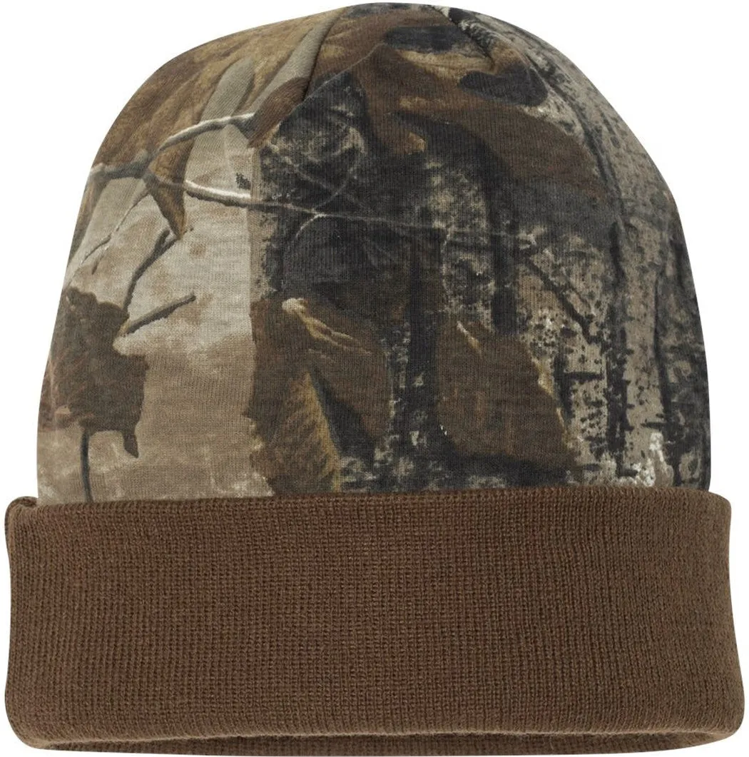 Kati 12 Camo Knit Beanie