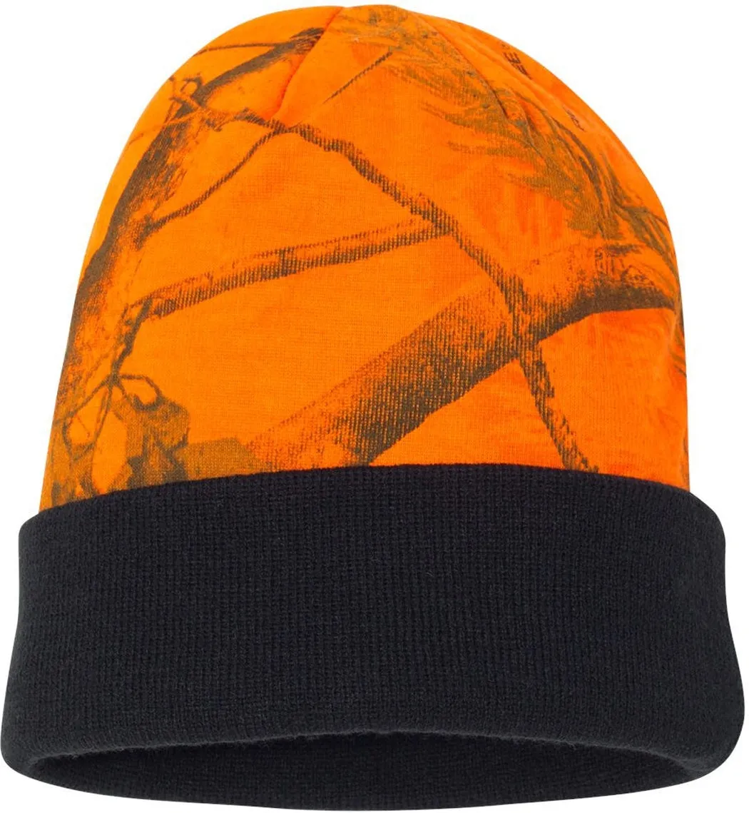 Kati 12 Camo Knit Beanie