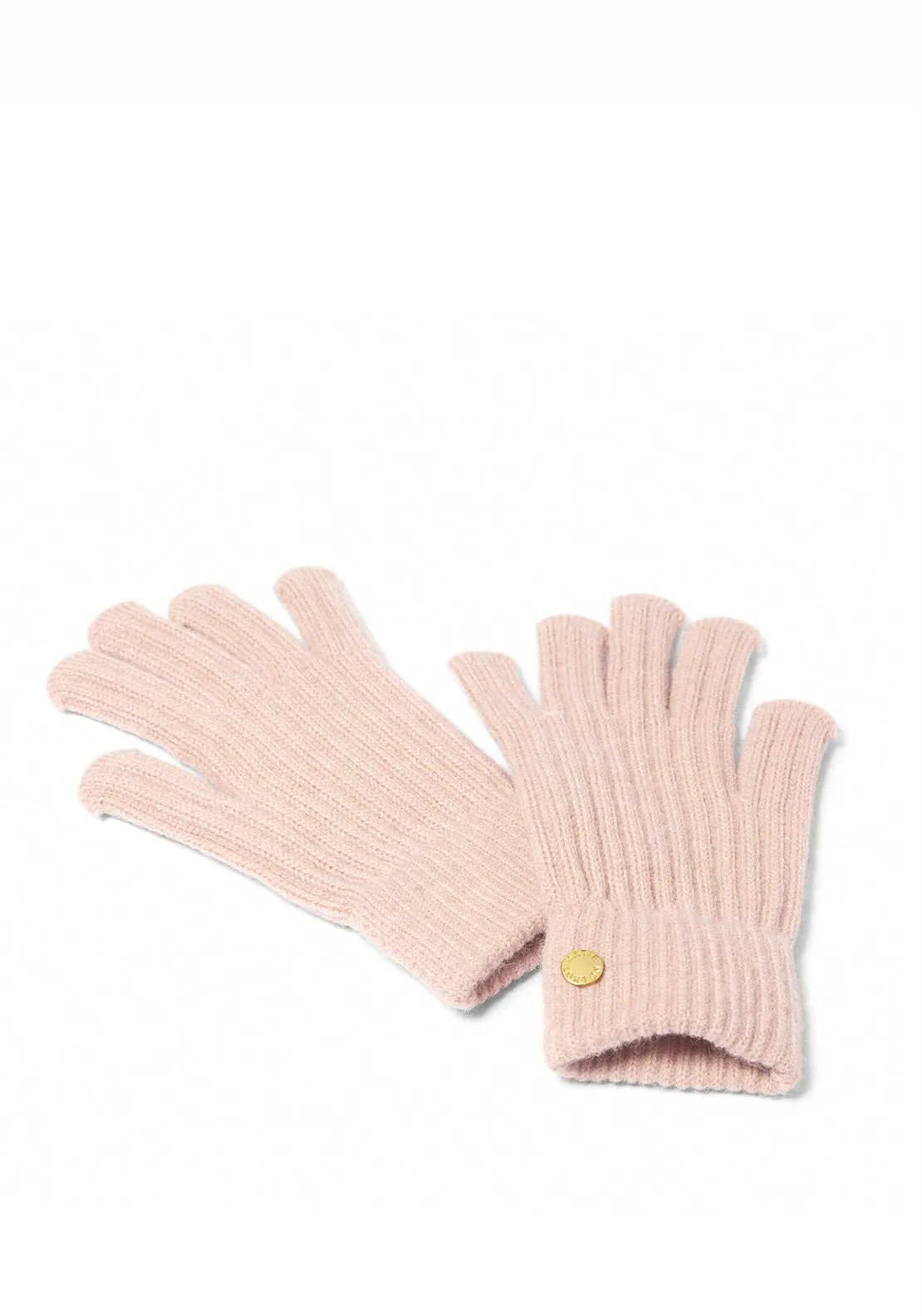 Katie Loxton Knitted Gloves, Nude Pink