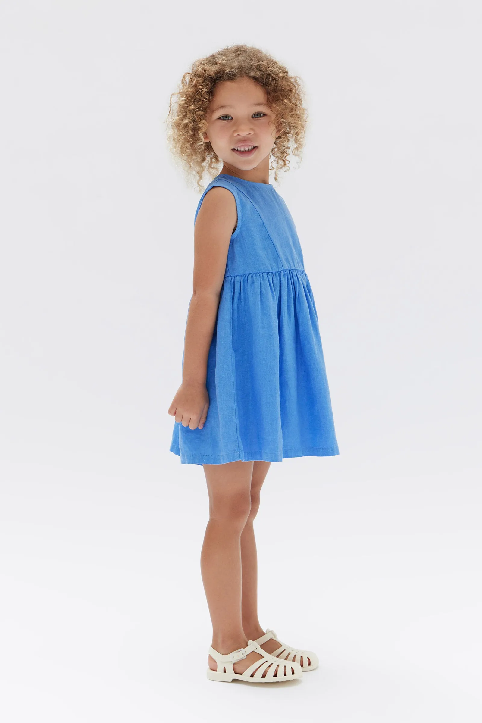 Kids Lena Linen Dress