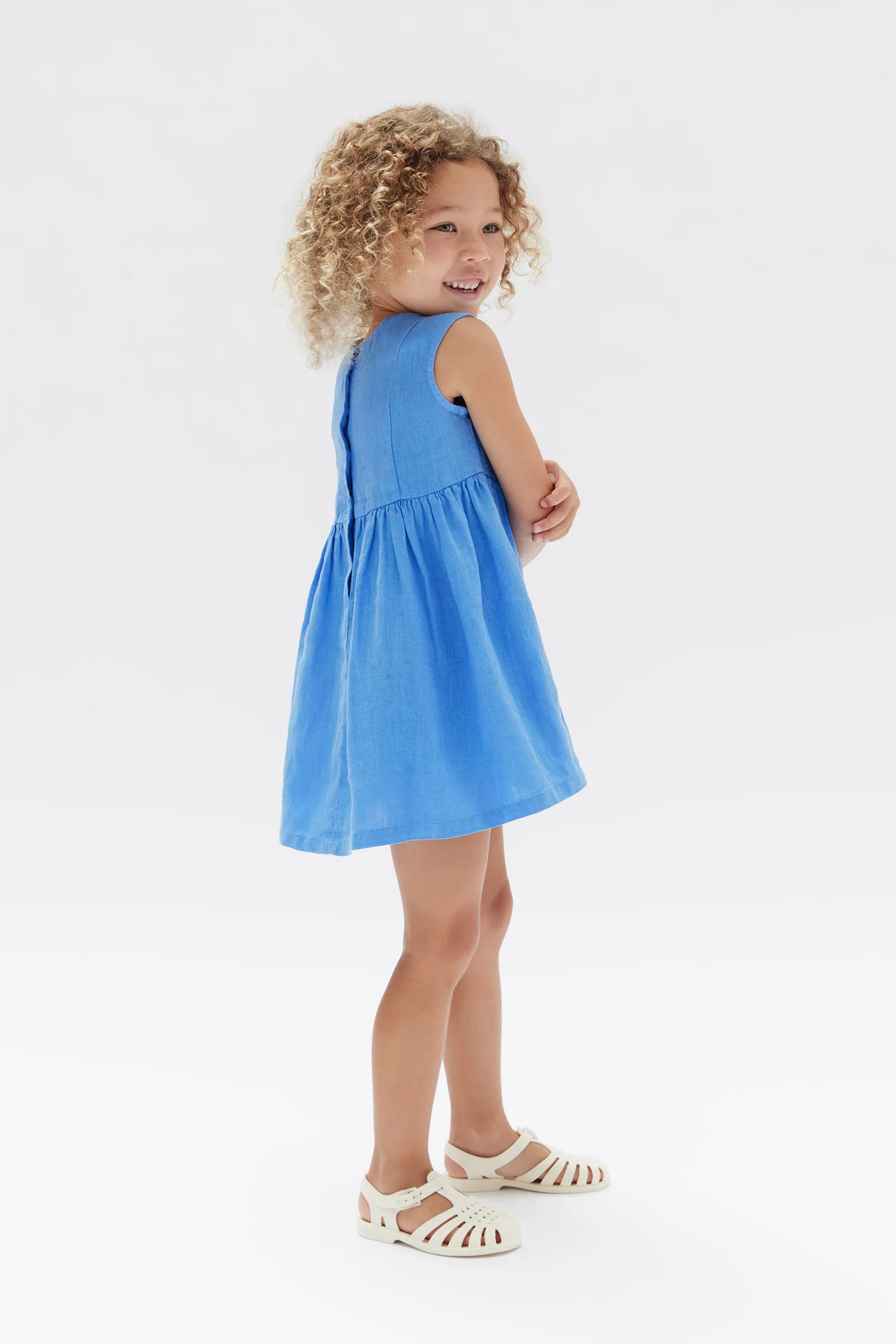 Kids Lena Linen Dress