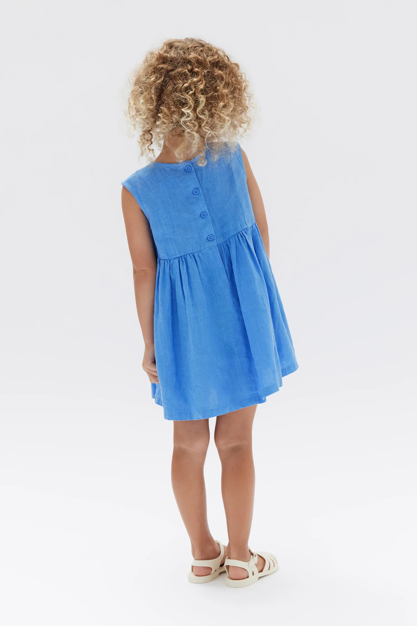 Kids Lena Linen Dress