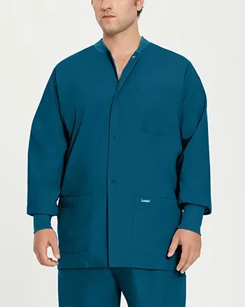 Landau - Essentials Men's Warm-Up Scrub Jacket. 7551