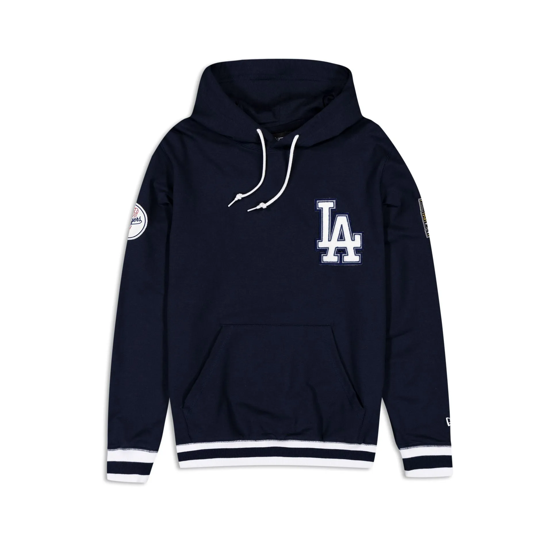 Los Angeles Dodgers Logo Select Color Flip Navy Hoodie