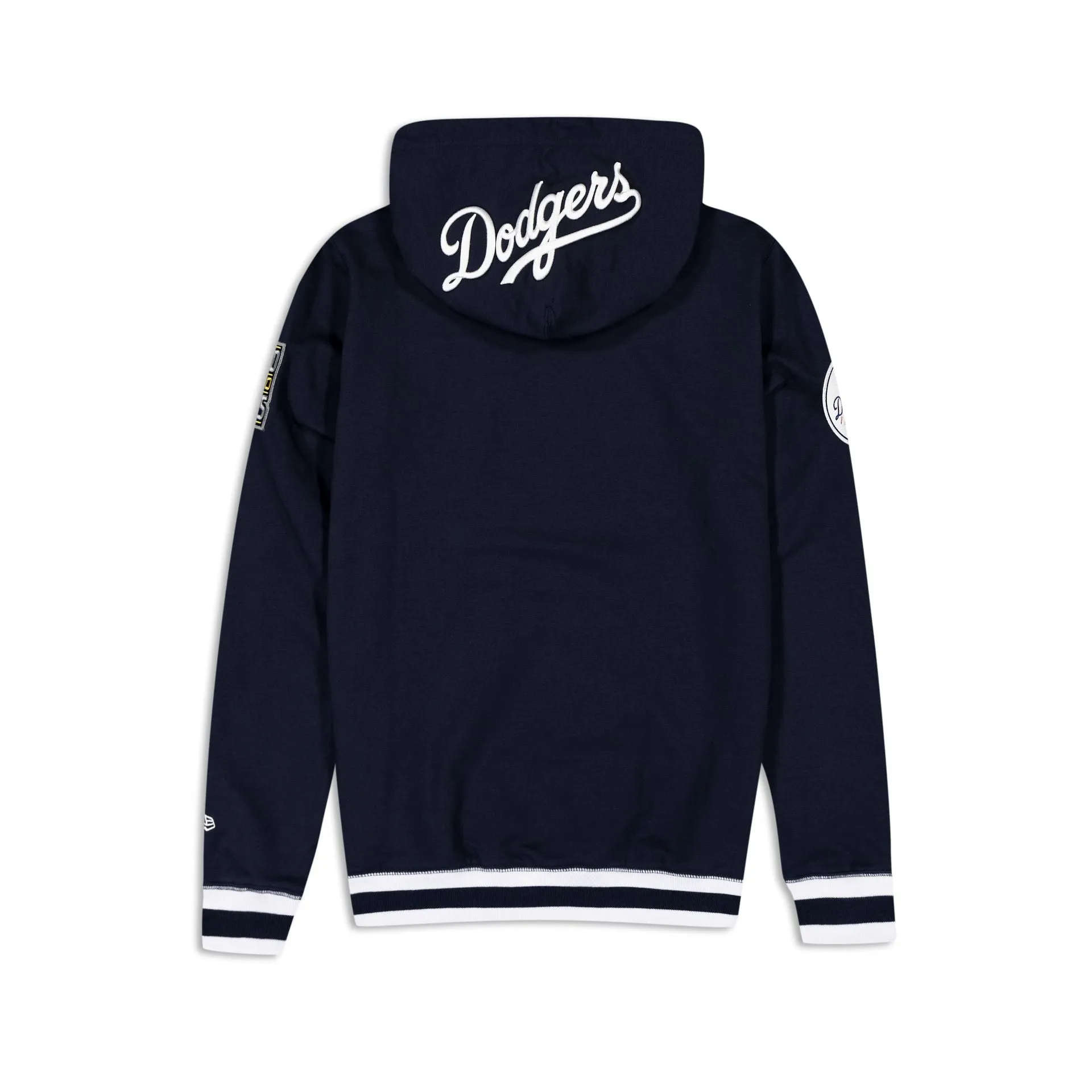 Los Angeles Dodgers Logo Select Color Flip Navy Hoodie