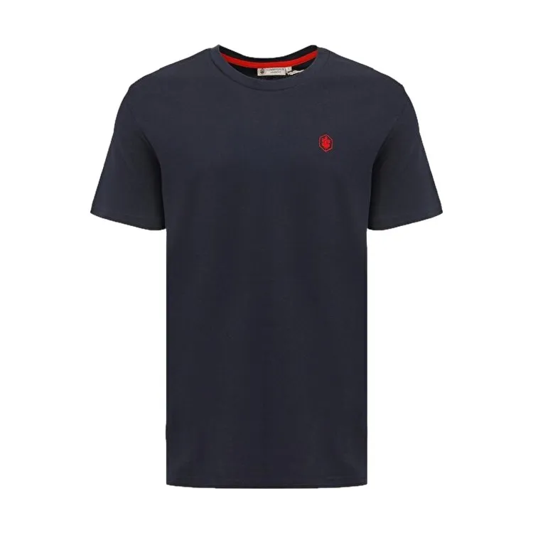 Lumberjack 603 TEES  T-SHIRT BASIC SMALL LOGO Navy