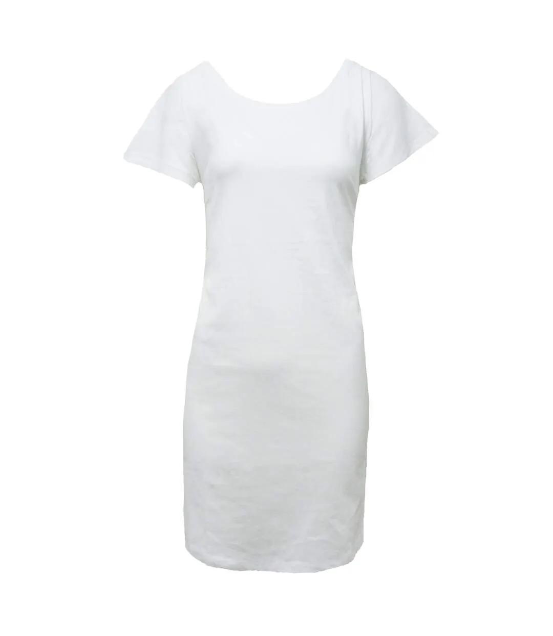 Mantis Womens/Ladies Loose Fit T-Shirt Dress (White) - UTBC4936