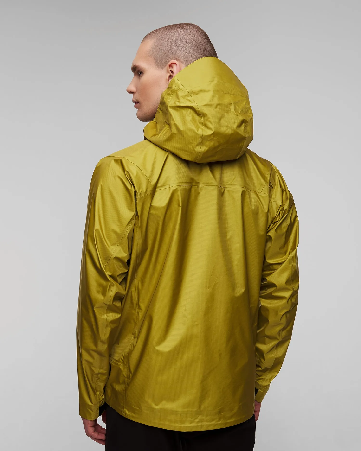 Men's yellow membrane jacket Goldwin GORE-TEX 3L Aqua Tect Jacket gm04100-ac