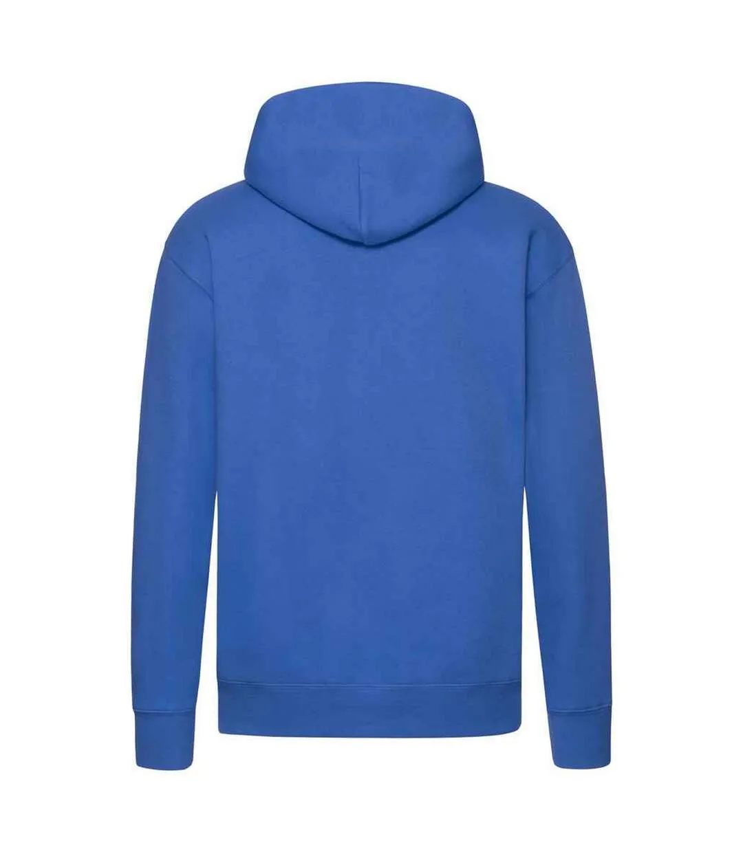 Mens premium hoodie royal blue Fruit of the Loom