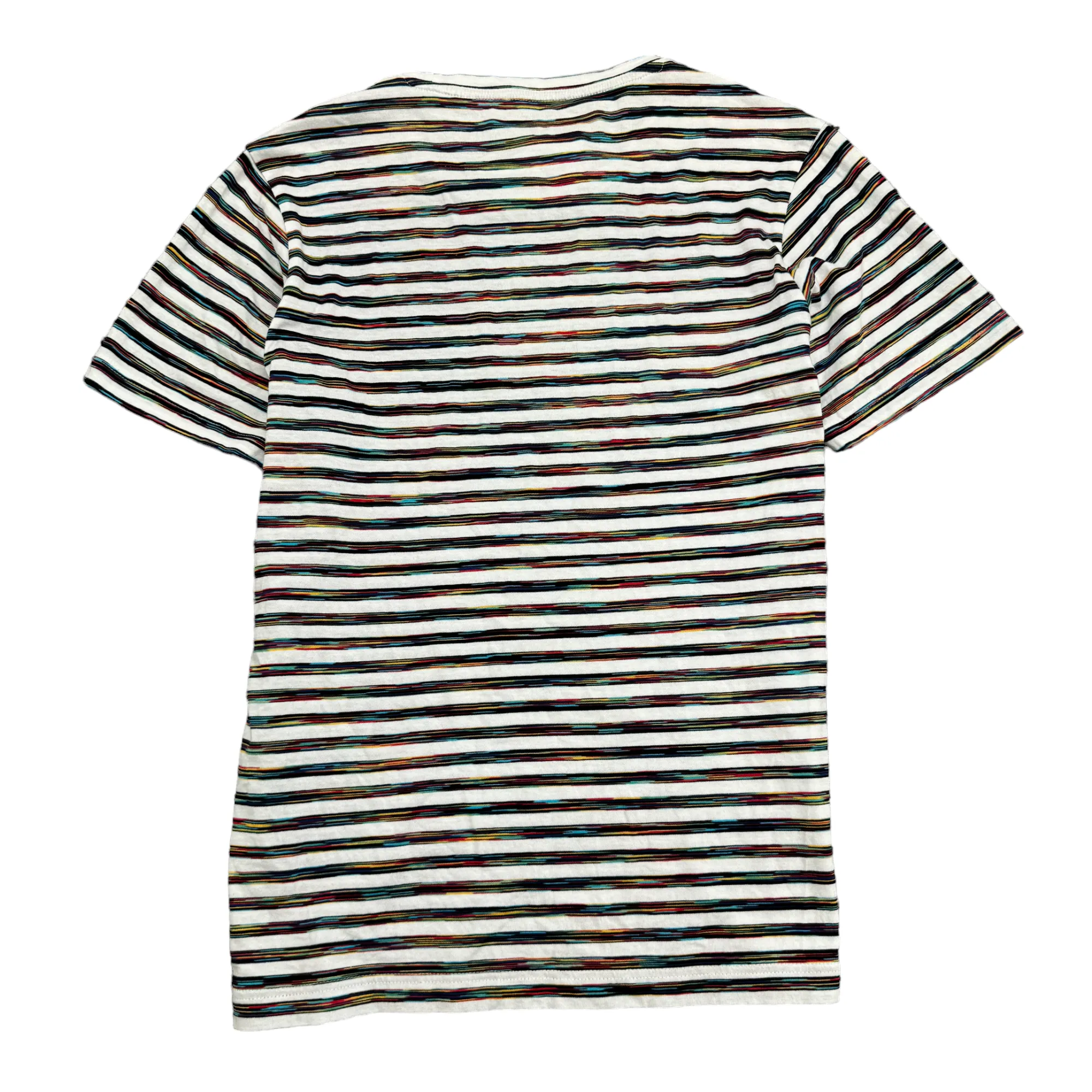 Men's Stripe T-Shirt White Size XS