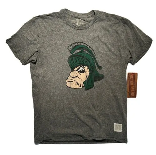 Michigan State Spartans Retro Brand Gray Vintage 1983 Tri-Blend T-Shirt