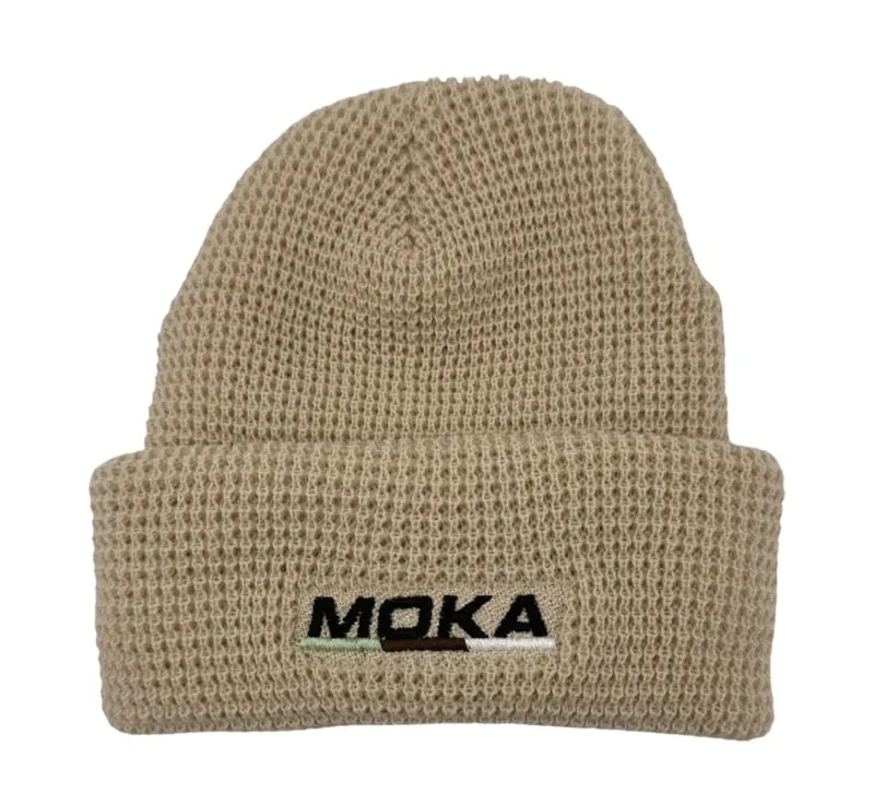 Moka Intl. Logo Beanie - Birch