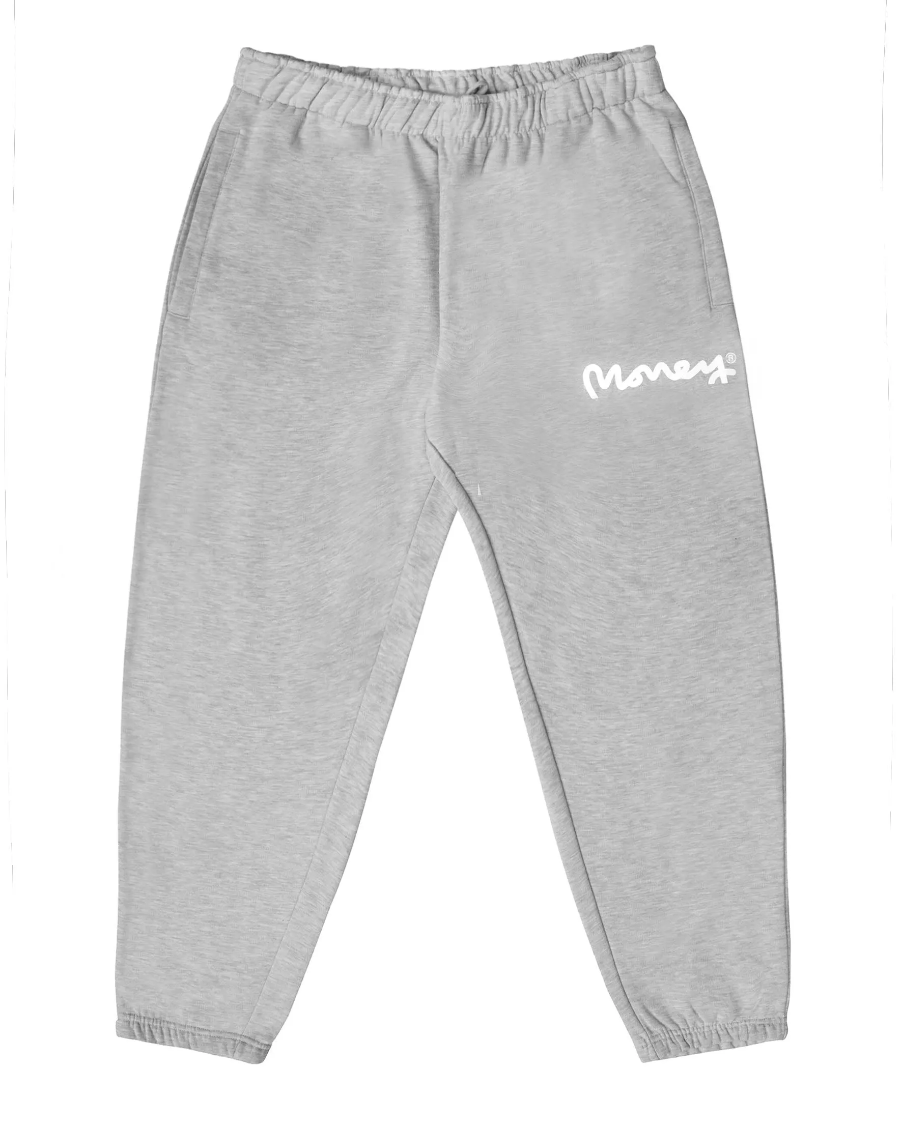 Money Sig Ape Trackpant Ice Grey Melange