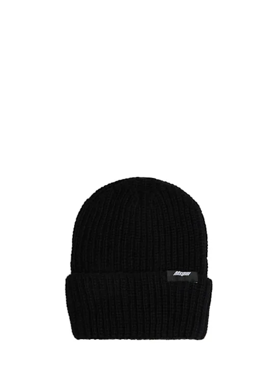 MSGM   Wool blend knit beanie 