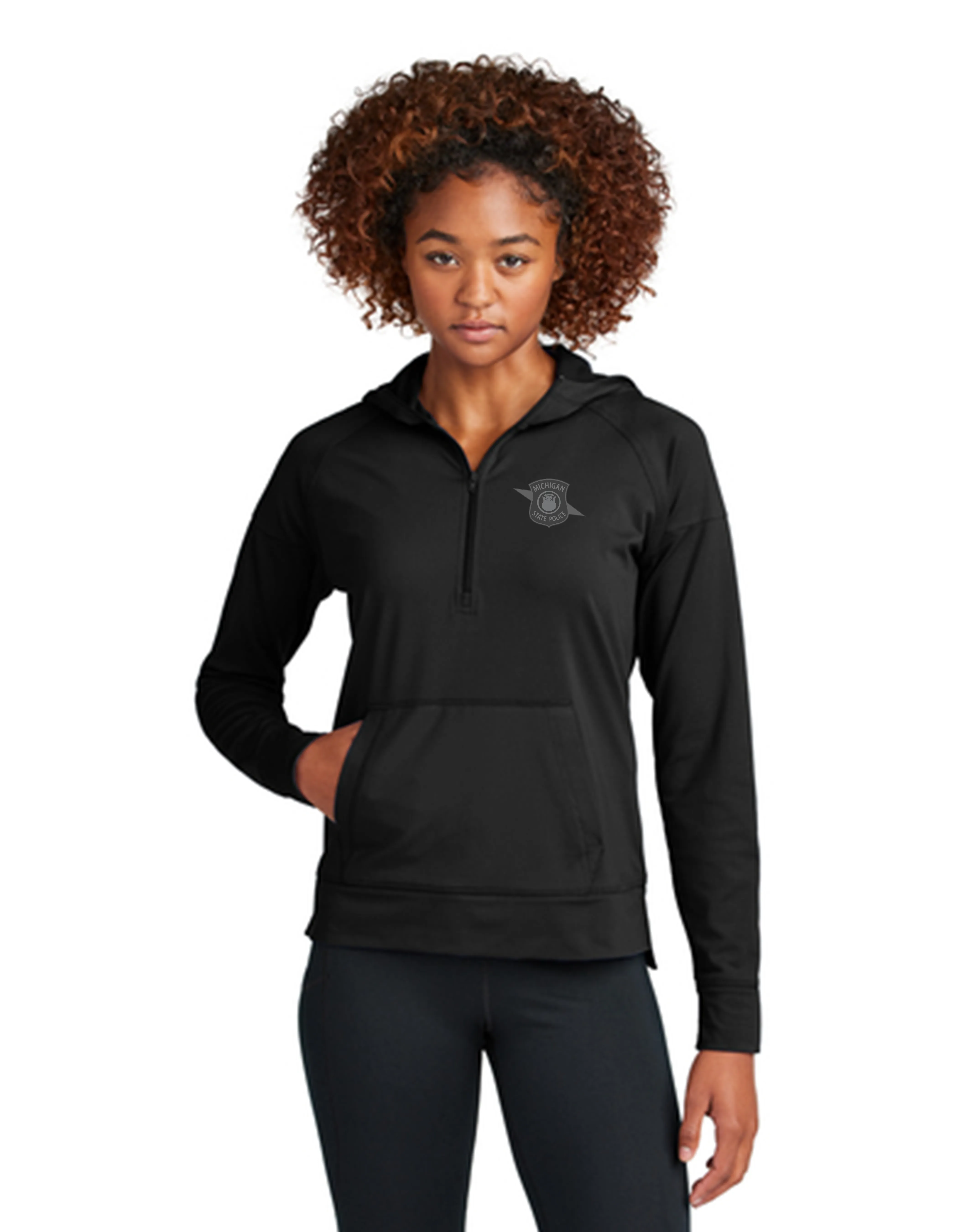 MSP Women's 1/2 Zip Sport Wick Stretch Hoodie