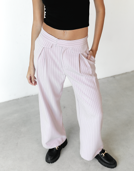 NYC Pant (Pink Pinstripe) -By Lioness