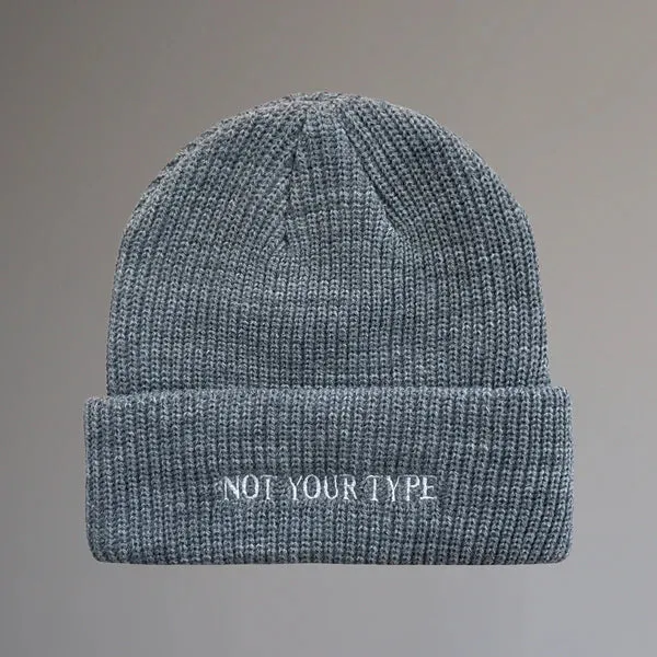 NYT Beanie I Grey