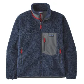 Patagonia Classic Retro-X Fleece Jacket New Navy w/ Wax Red