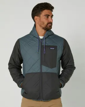 Patagonia Mens Diamond Quilted Bomber Hoody - Nouveau Green | SurfStitch