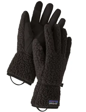 Patagonia Retro Pile Fleece Gloves Black