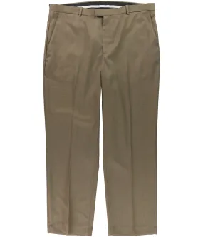 Perry Ellis Mens Flat Front Birdseye Dress Pants Slacks