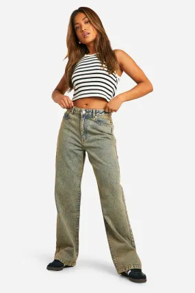 Petite Basics High Waisted Boyfriend Jeans