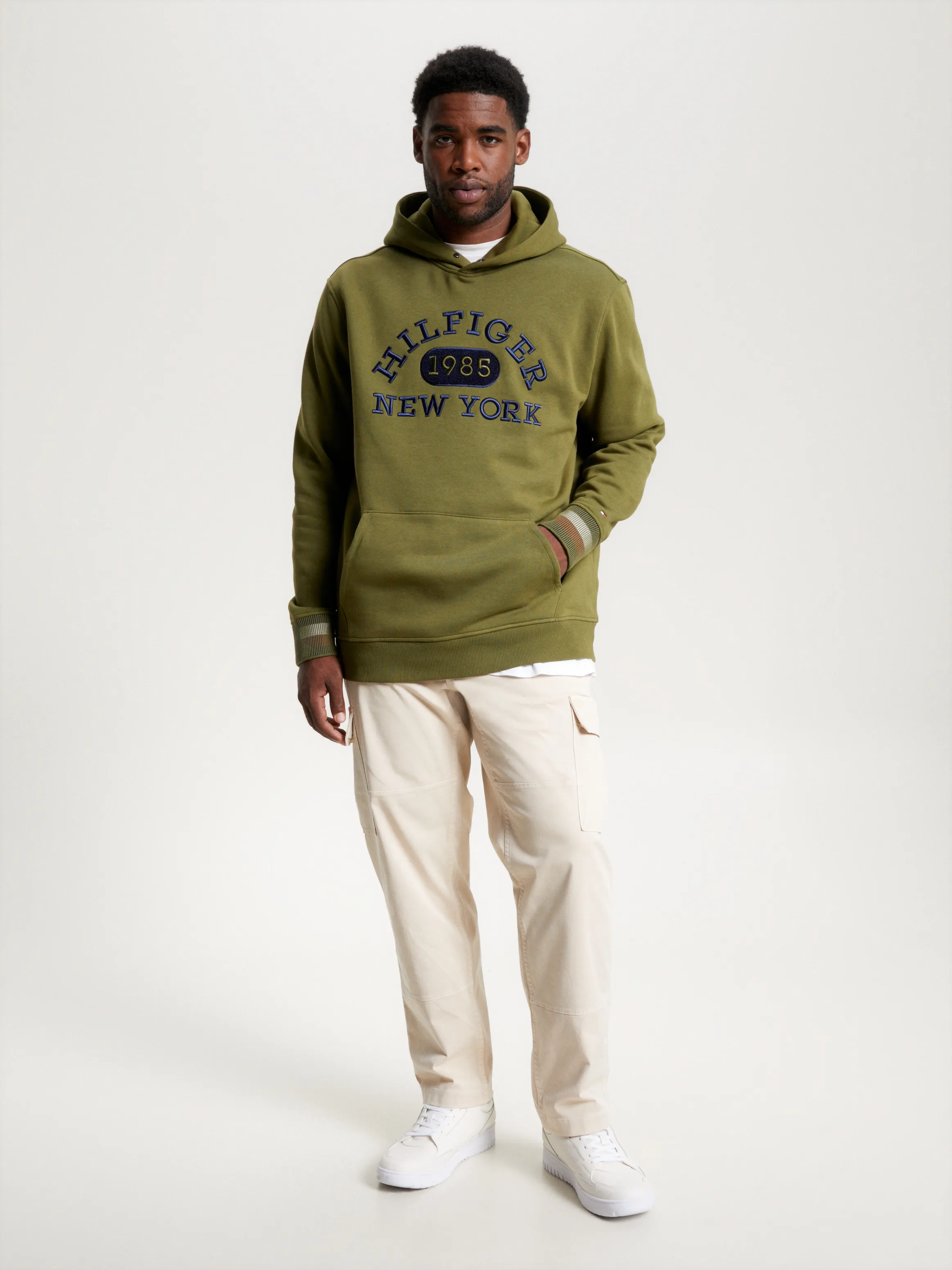 Plus Hilfiger Monotype College Logo Hoody | Sweatshirts & Hoodies | Tommy Hilfiger