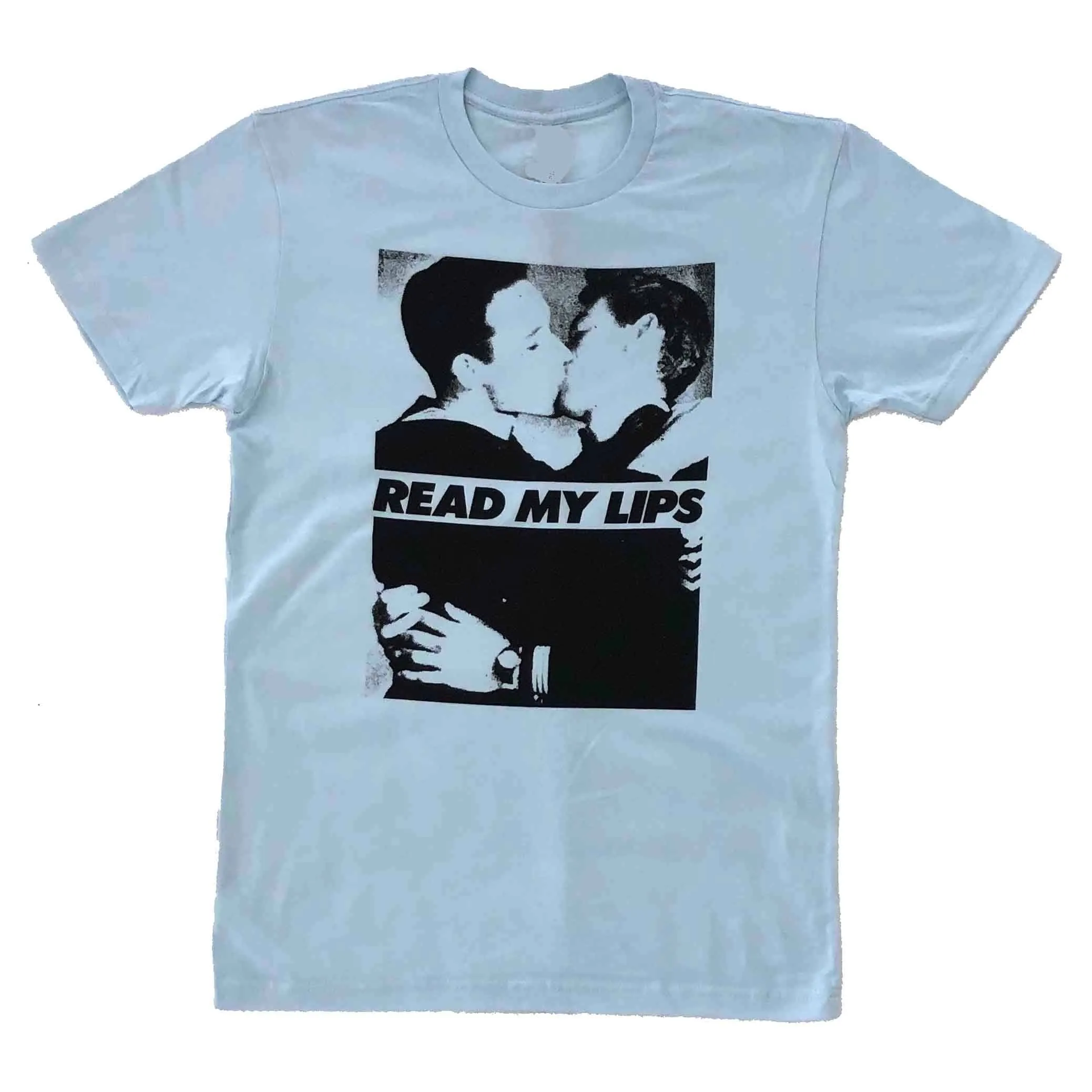 Read My Lips Men T-Shirt Supporting Rainbow Railroad