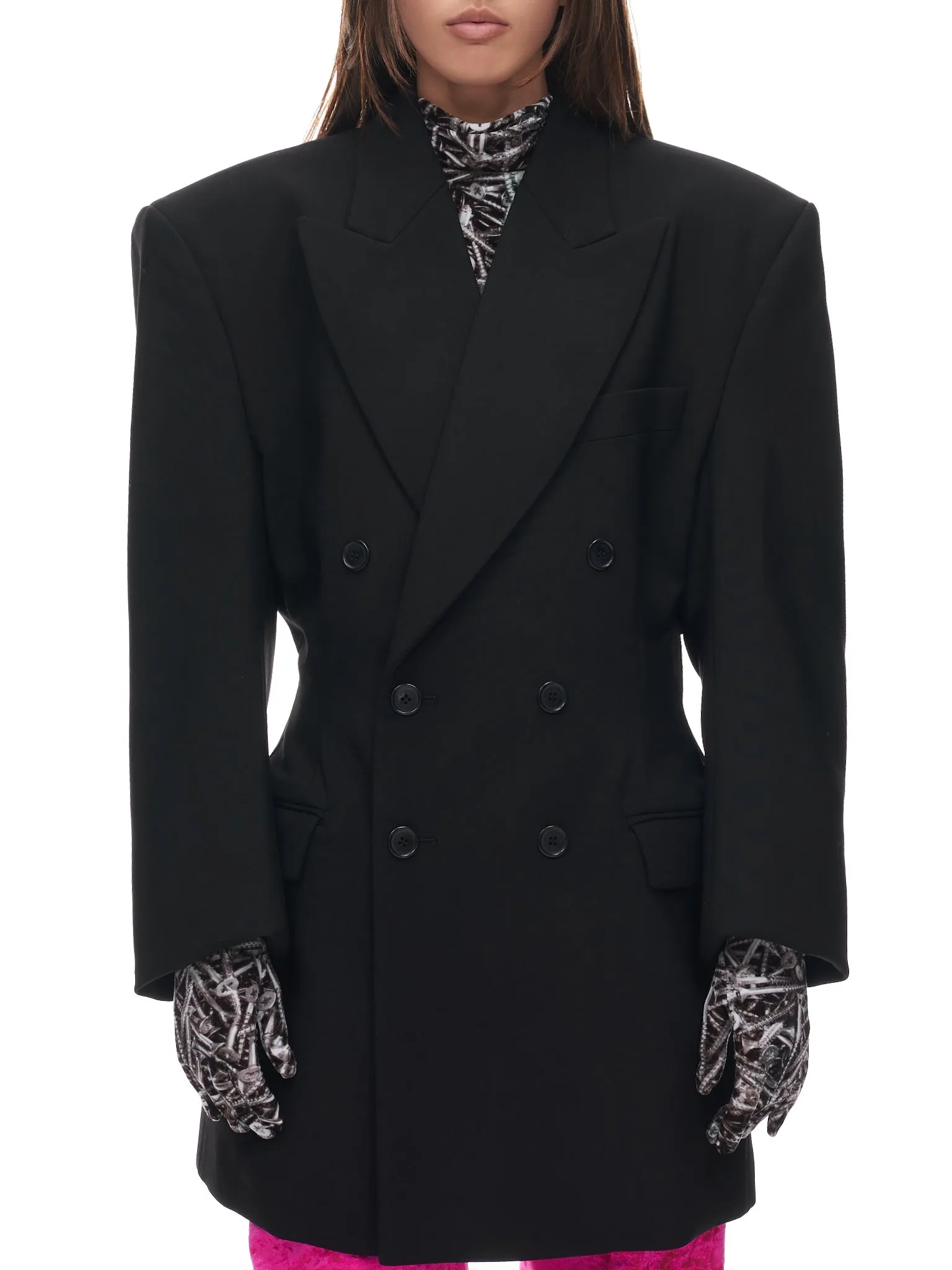 Reconstructed Tailored Jacket (UA53JA150B-BLACK)