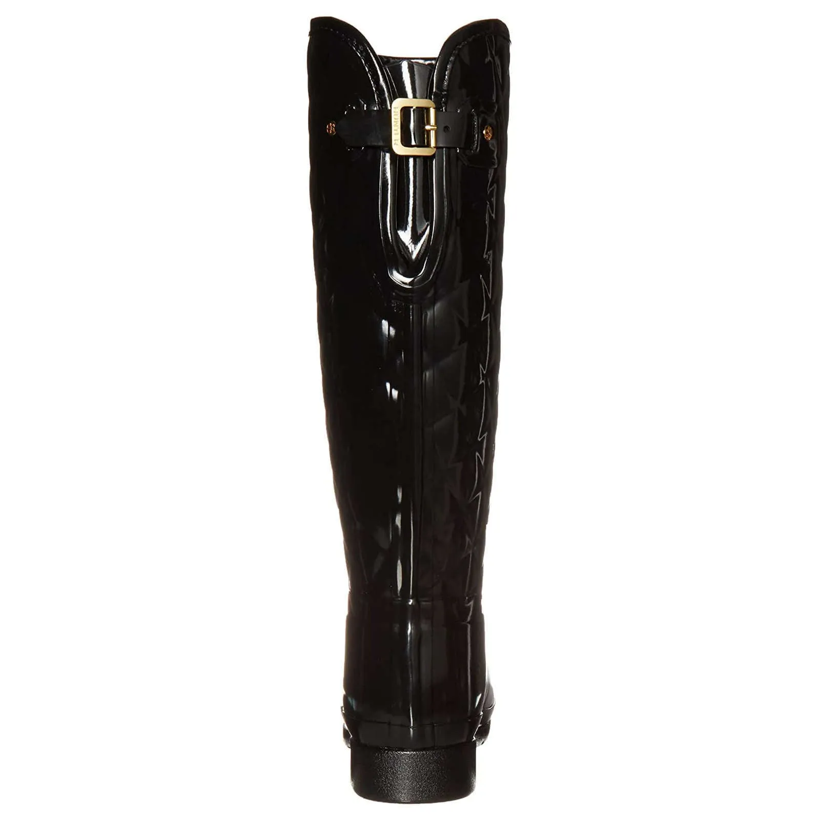 Refined Gloss Rubber Quilt Women's Tall Wellington Boots