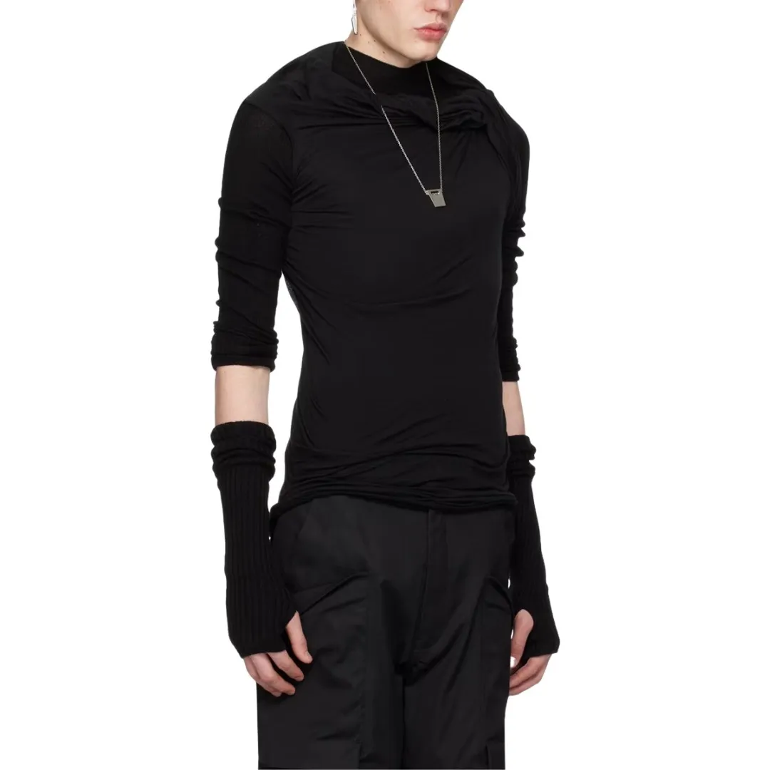 RICK OWENS  |Plain Cotton Designers T-Shirts