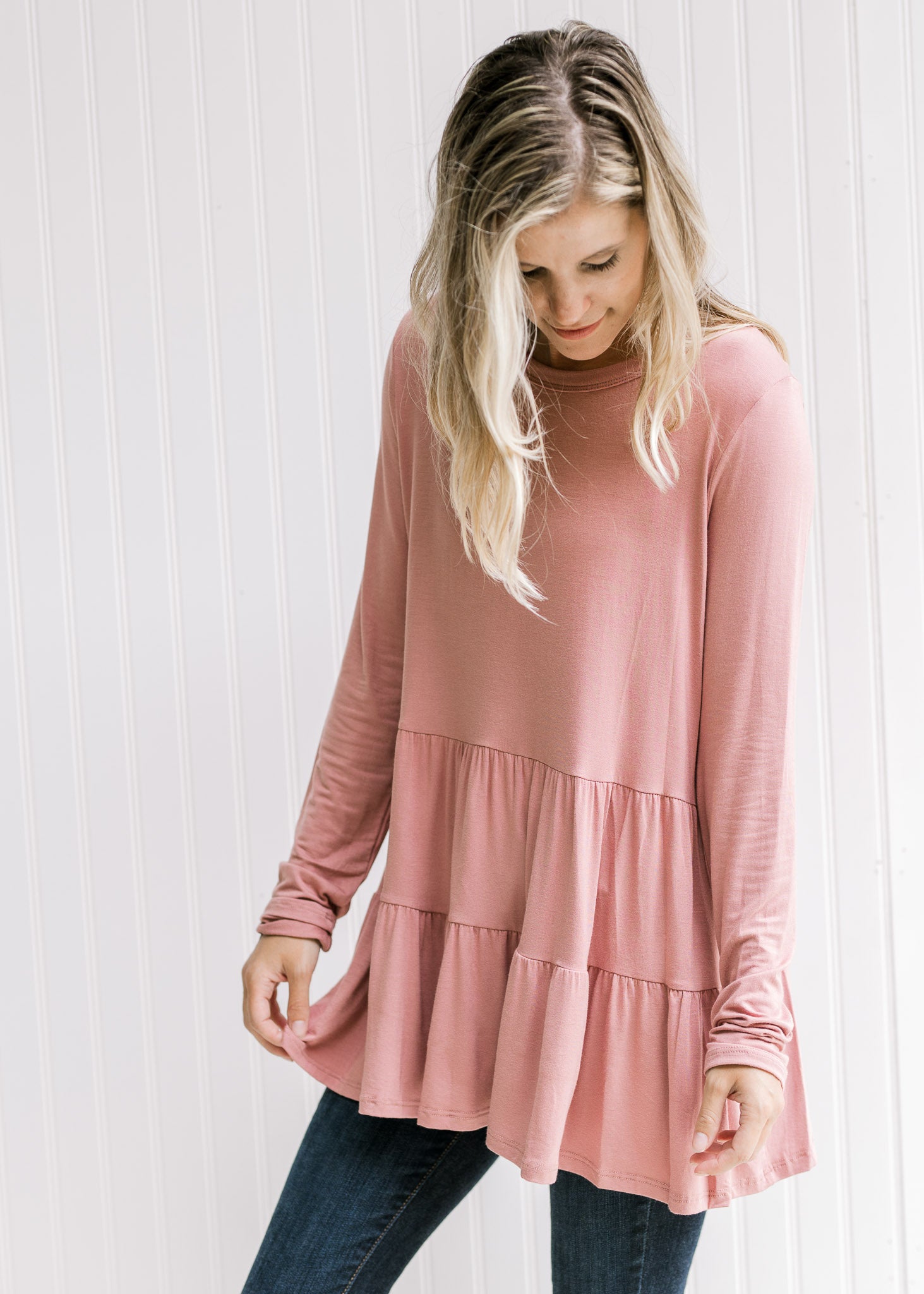 Rose Tiered  Top