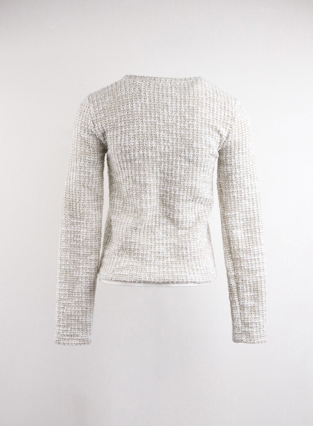 Round Neck Knitted Long Sleeve Top CJ417