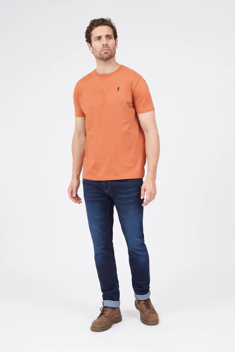 Round neck plain t-shirt