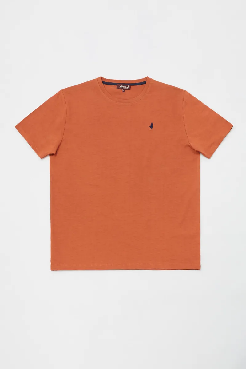 Round neck plain t-shirt