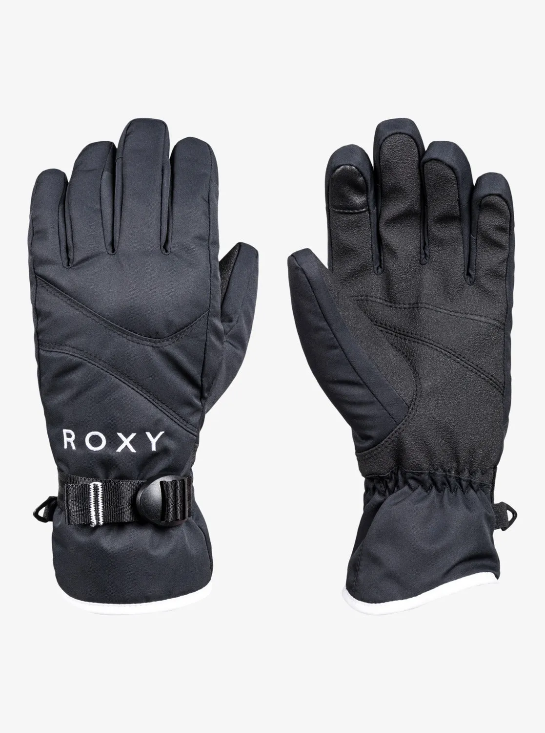 Roxy Jetty Solid Insulated Snowboard/Ski Gloves - True Black