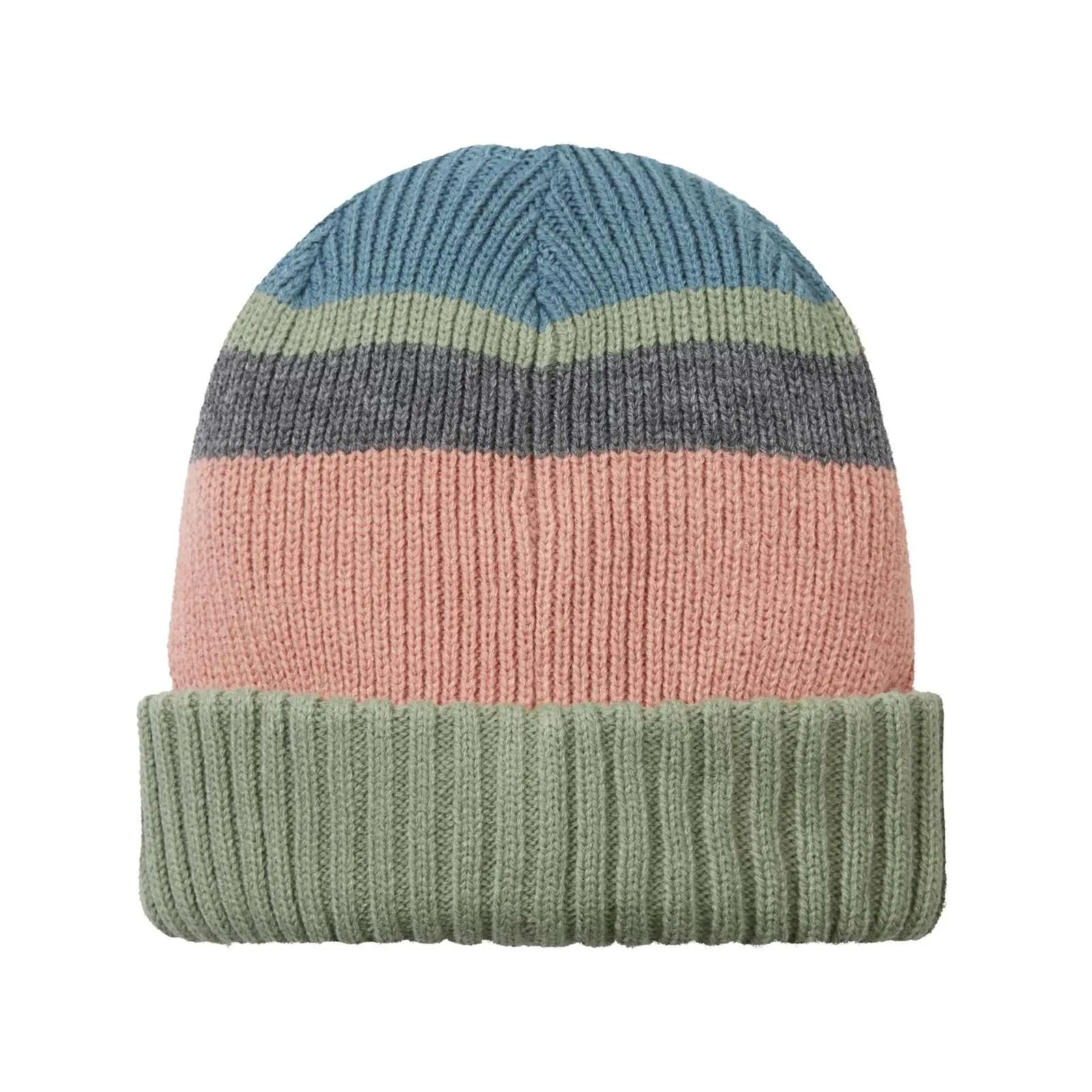 Sealskinz Unisex Cromer Waterproof Roll Cuff Striped Beanie - Olive