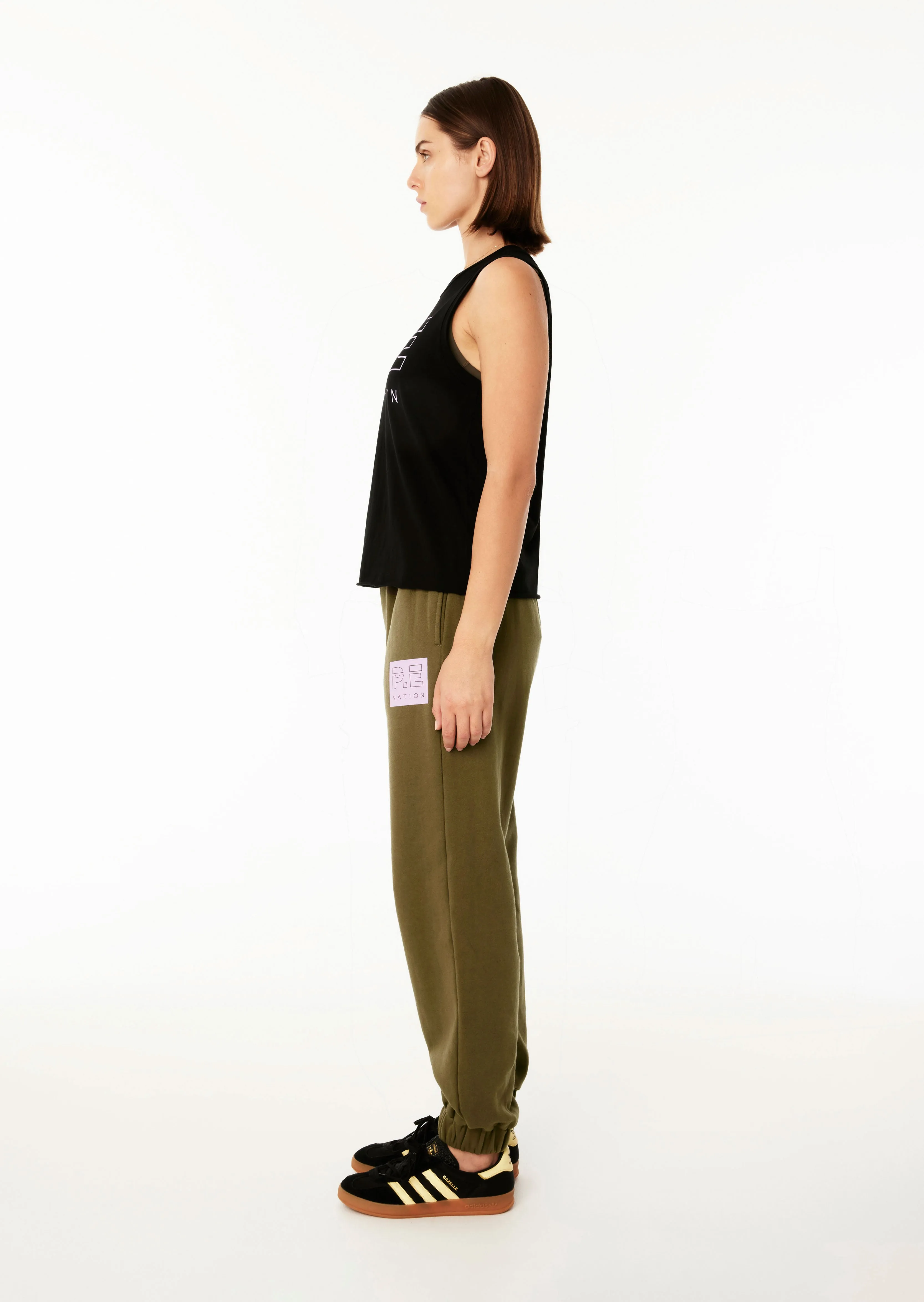 SENTIMENTAL TRACKPANT IN KHAKI