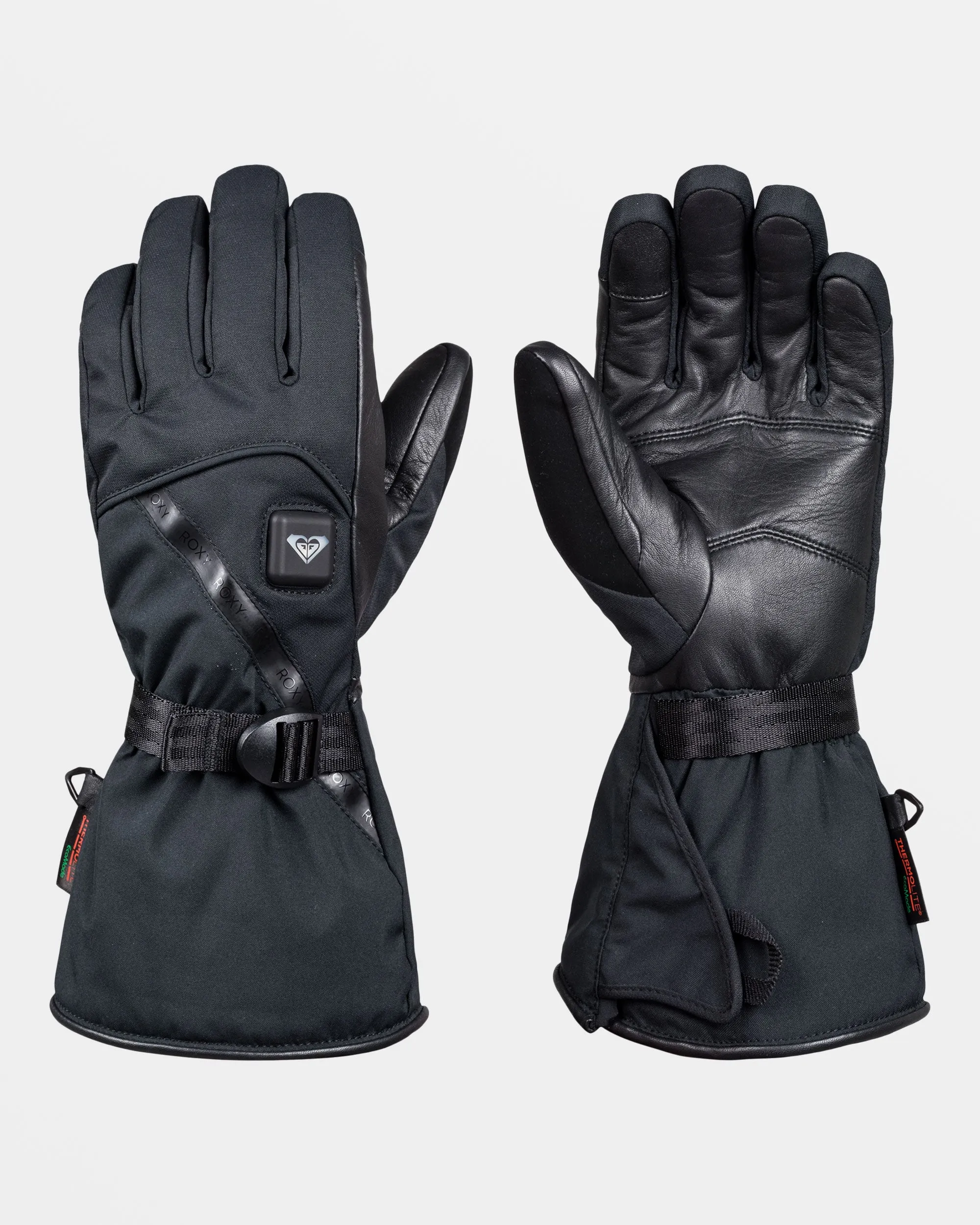 Sierra Warmlink Technical Heated Snow Gloves - True Black