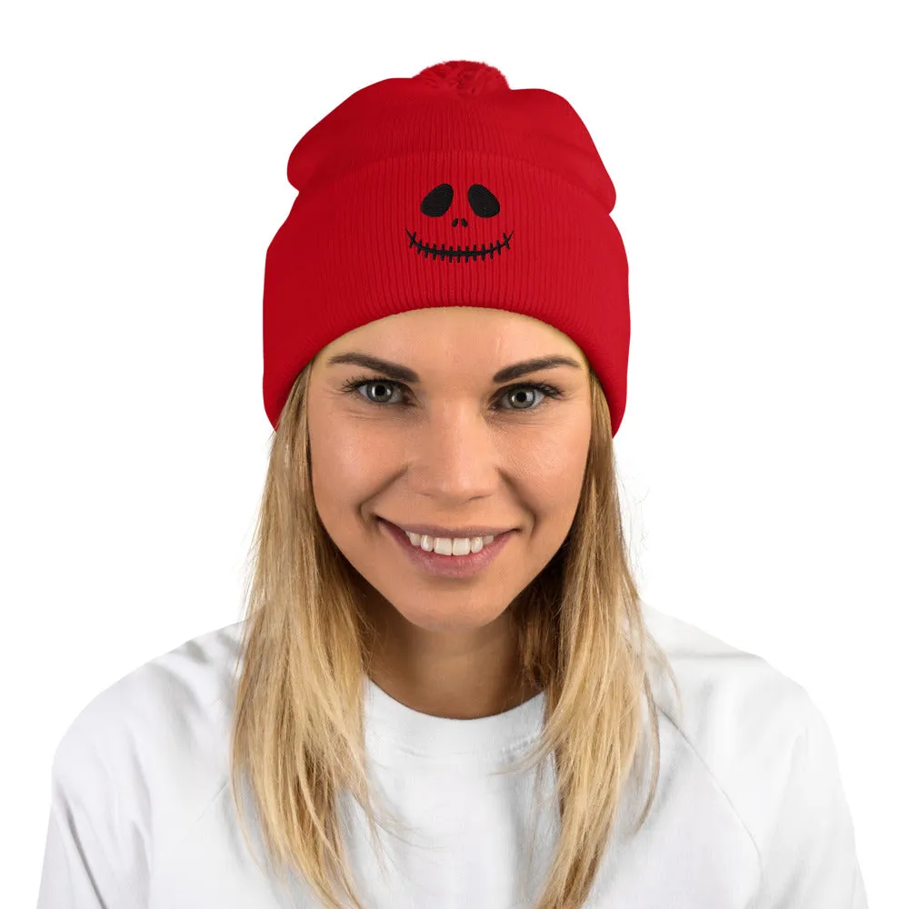 Smiling Jack Pom-Pom Beanie