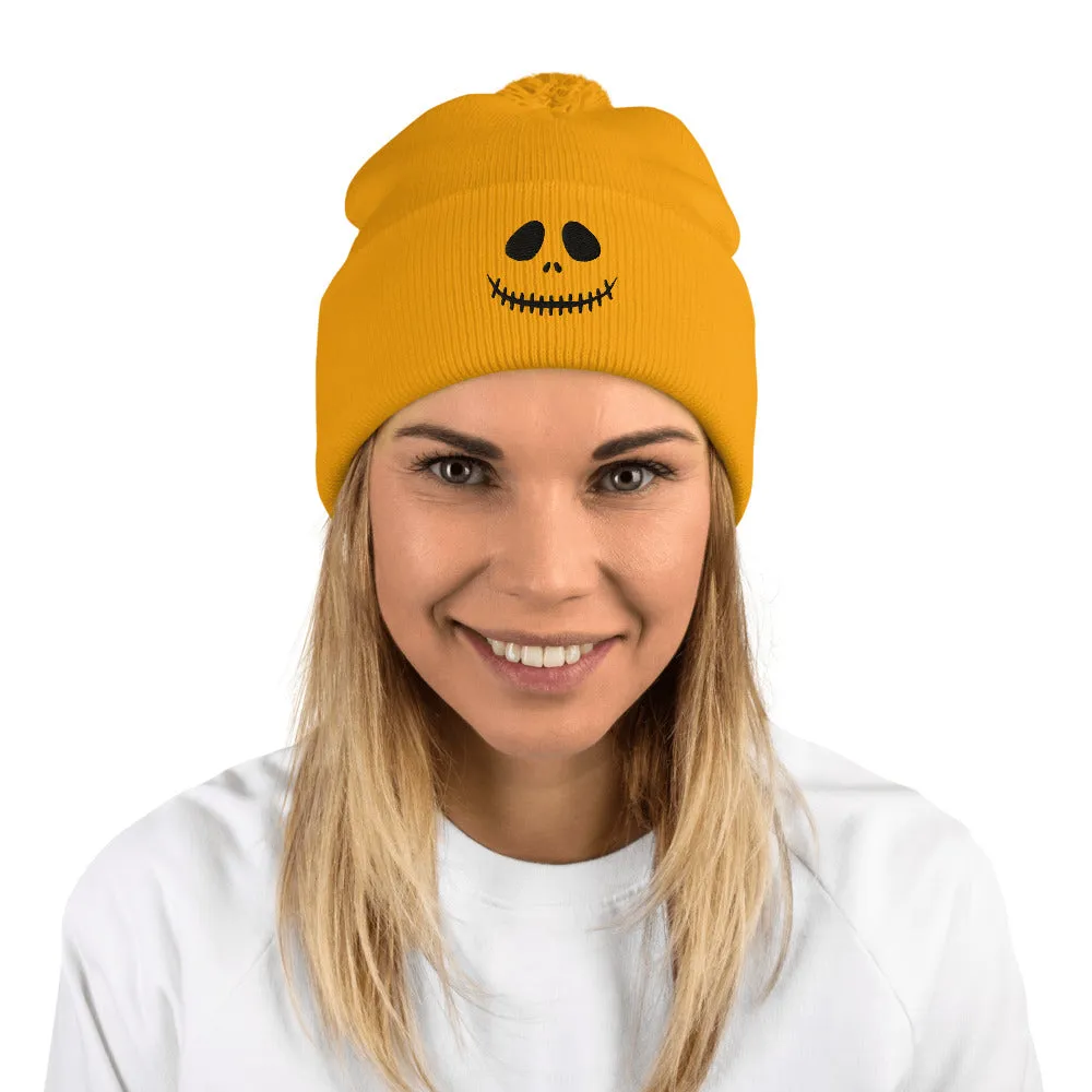 Smiling Jack Pom-Pom Beanie