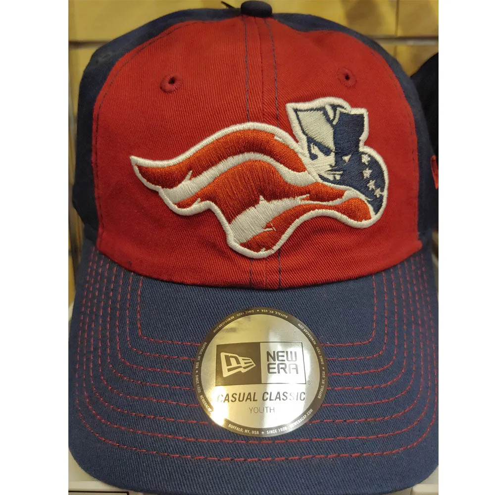 Somerset Patriots Youth New Era Team Clutch Adjustable Red Navy Cap