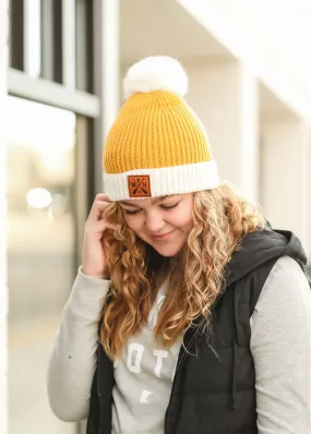 Sota' Mustard Pom Beanie